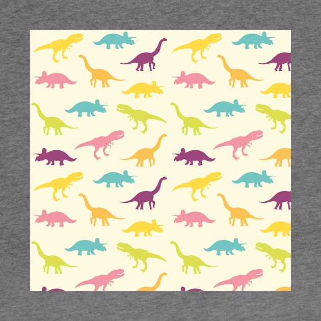 Assorted Illustrated Dinosaurs by bluerockproducts